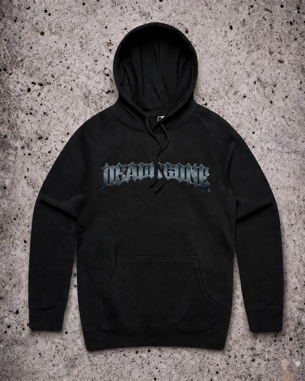 "DEAD BUT STYLISH" Black Hoodie