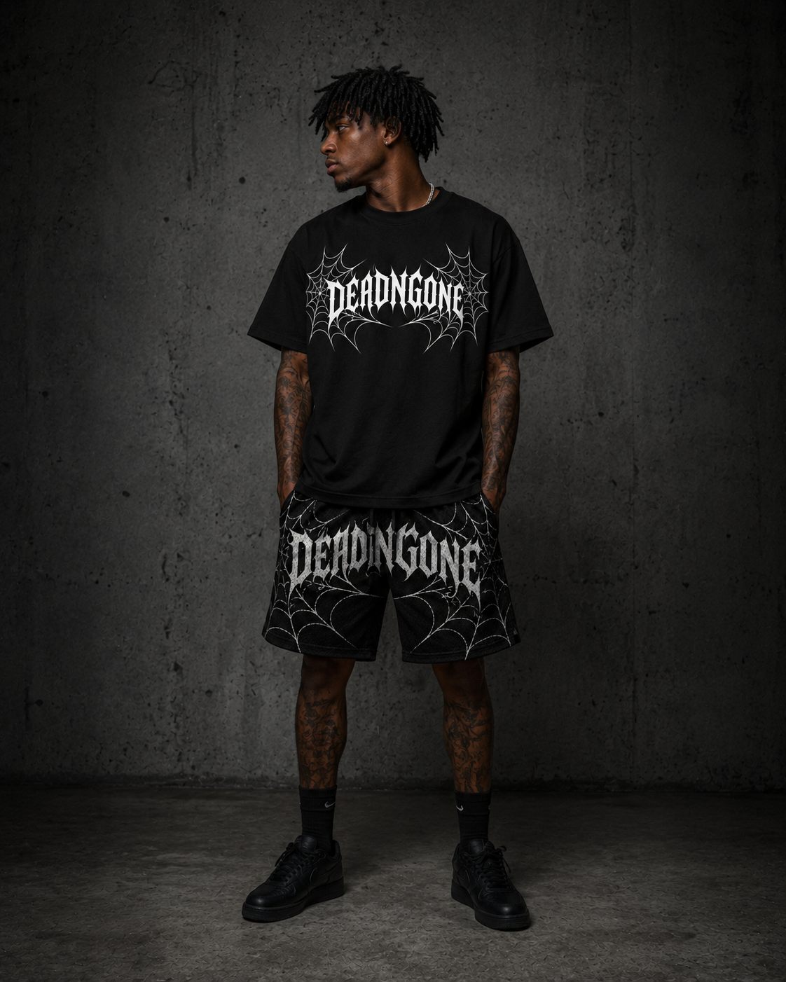 "WEB" OVERSIZED TEE
