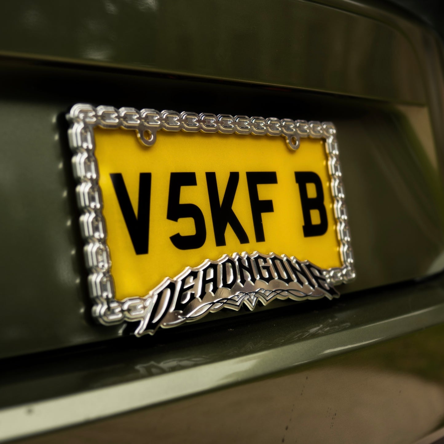 "PINSTRIPE" Chrome Plate Frame
