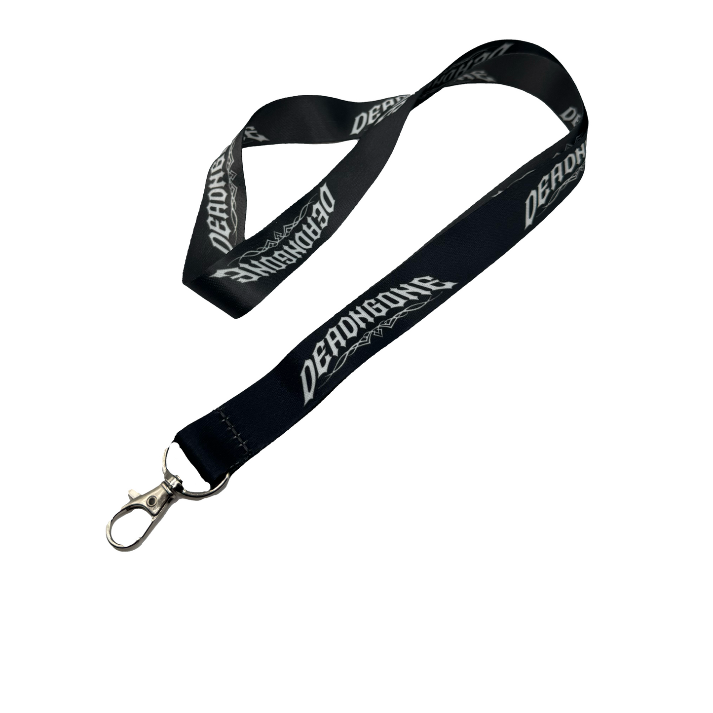 "PINSTRIPE" Black Lanyard