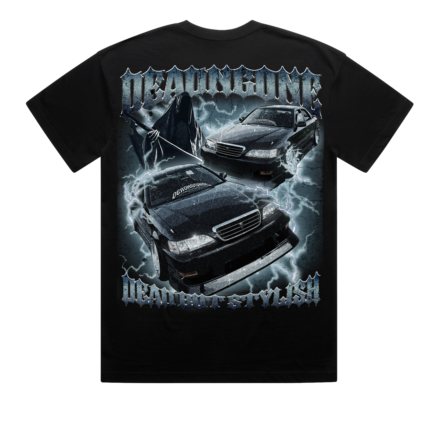 "DEAD BUT STYLISH" Black Tee
