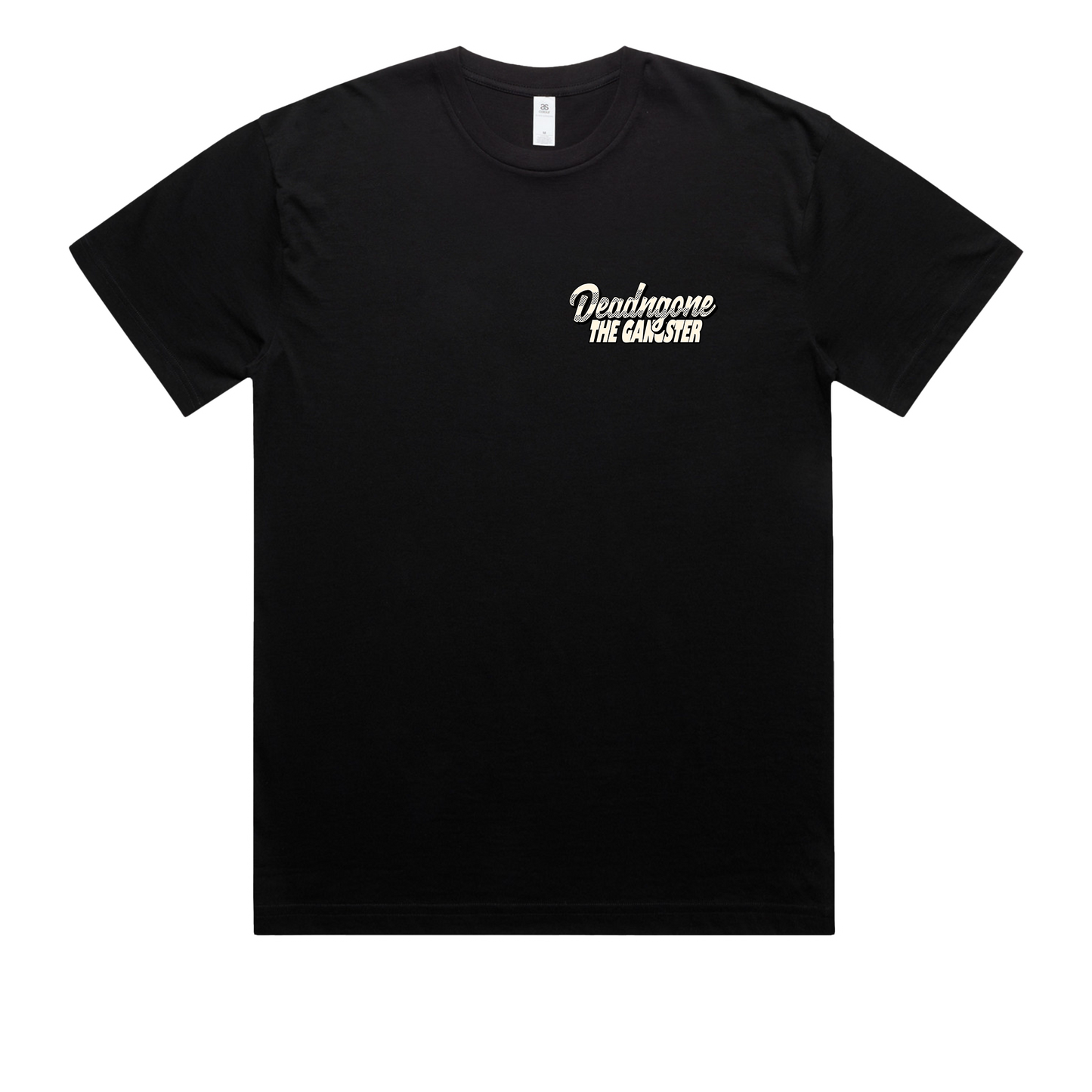 "THE GANGSTER" BLACK TEE