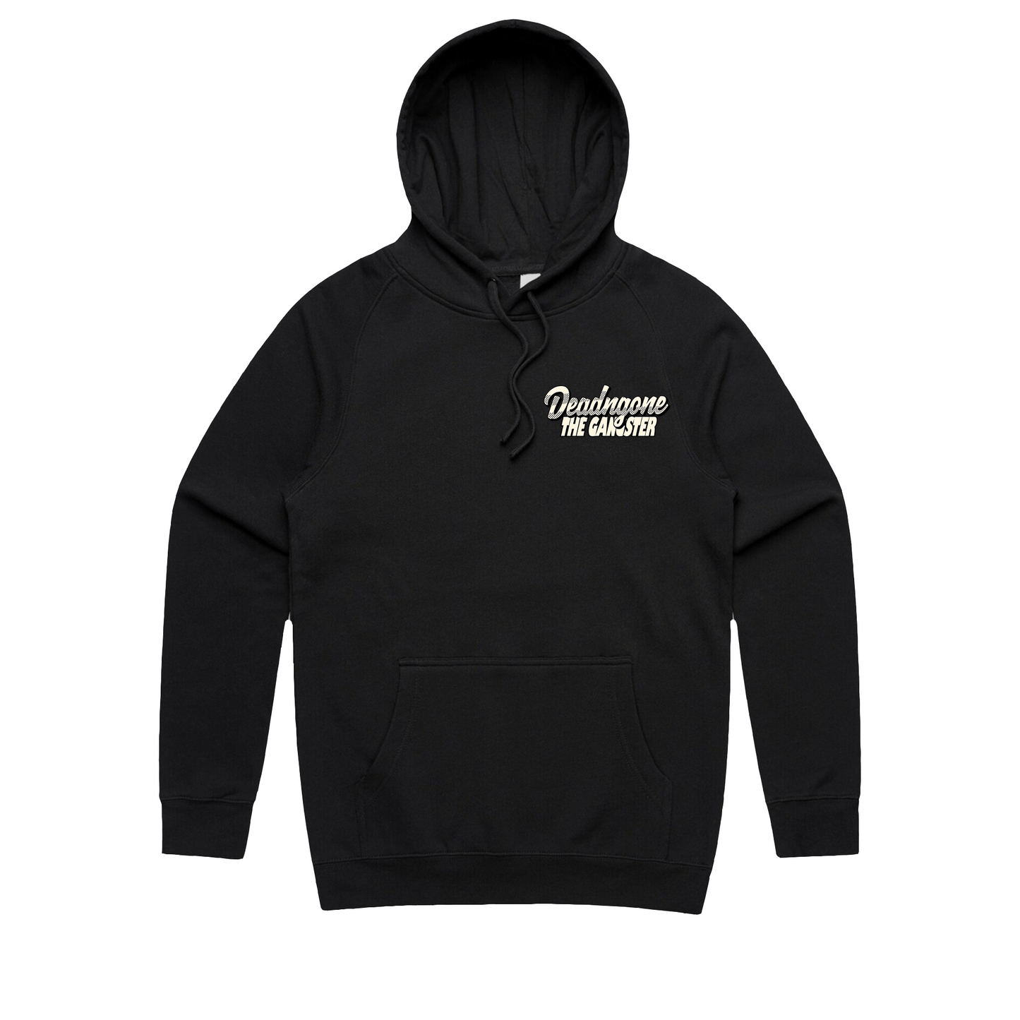 "THE GANGSTER" BLACK HOODIE