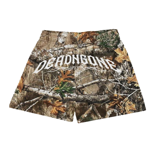 CAMO "PINSTRIPE" MESH SHORTS