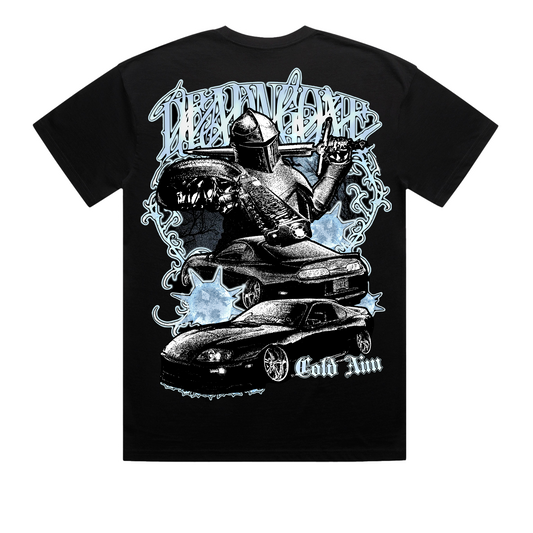 "COLD AIM" BLACK TEE