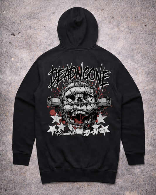 "DEADLOCK" Black Hoodie