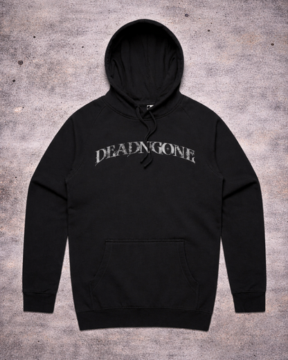 "DEAD BUT ALIVE" Black Hoodie