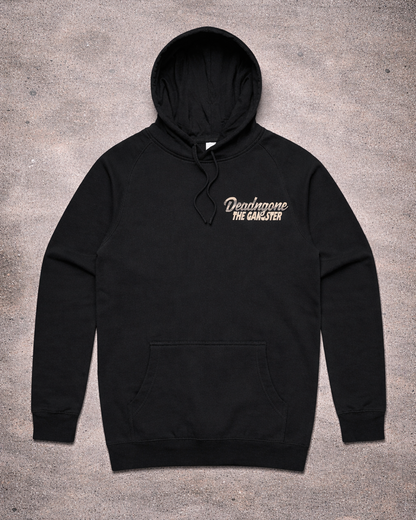 "THE GANGSTER" BLACK HOODIE