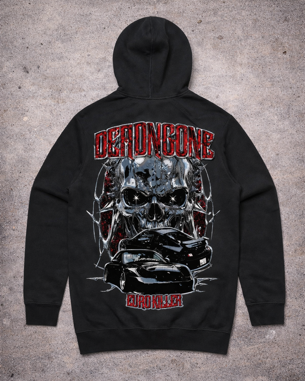 "EURO KILLER" BLACK HOODIE