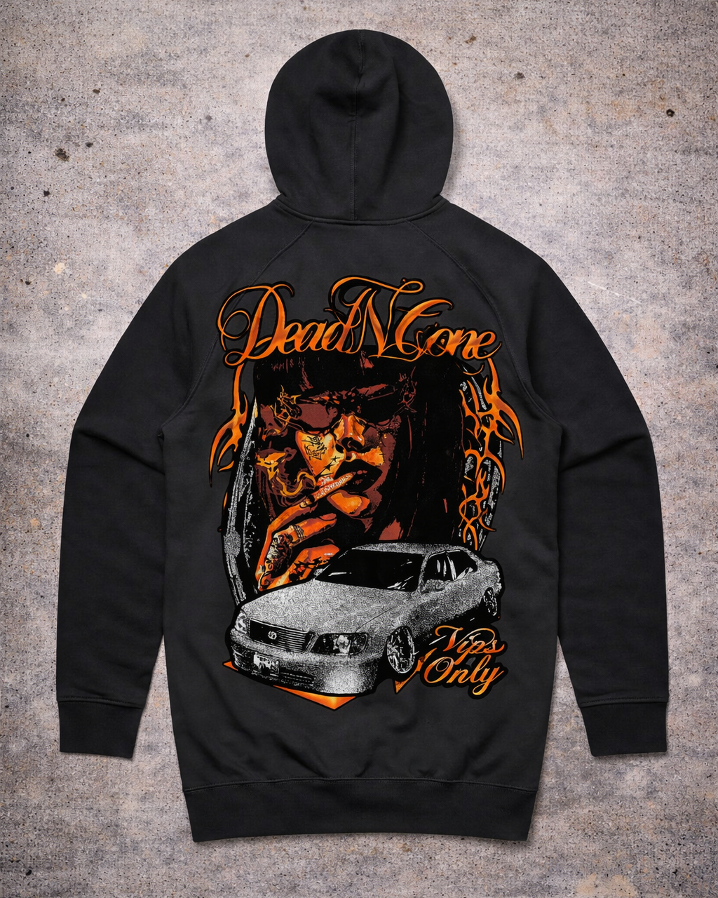 "VIPS ONLY" BLACK HOODIE