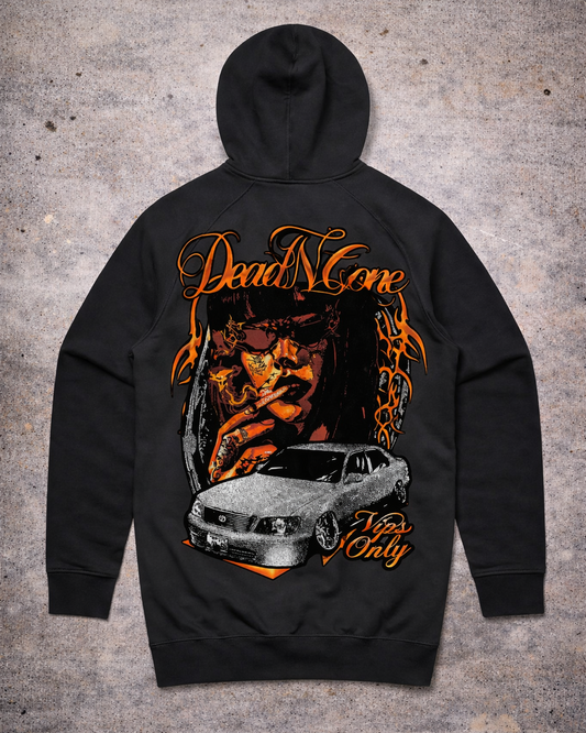 "VIPS ONLY" BLACK HOODIE