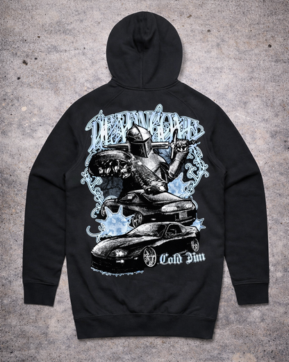 "COLD AIM" BLACK HOODIE
