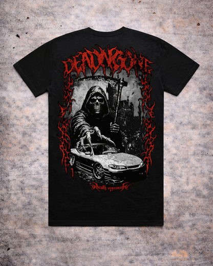 "DEATH APPROVED" BLACK TEE