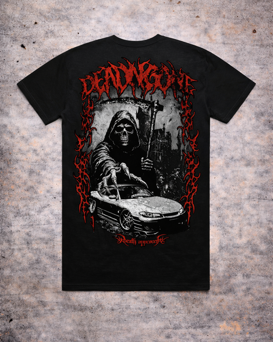 "DEATH APPROVED" BLACK TEE
