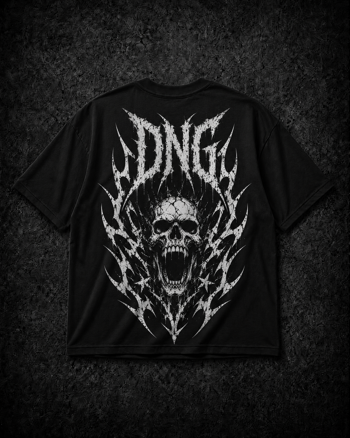 "DEATH" OVERSIZED TEE