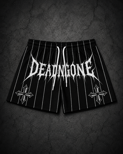 "CROSSED" MESH SHORTS