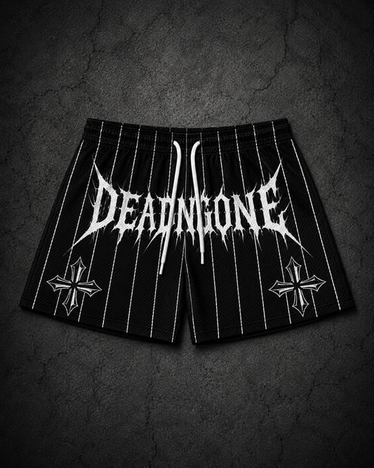 "CROSSED" MESH SHORTS
