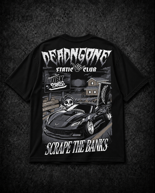 "SCRAPE THE BANKS" OBX STATIC CLUB COLLAB TEE