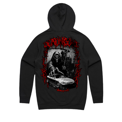 "DEATH APPROVED" BLACK HOODIE