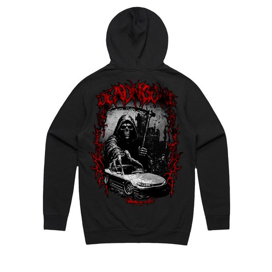 "DEATH APPROVED" BLACK HOODIE