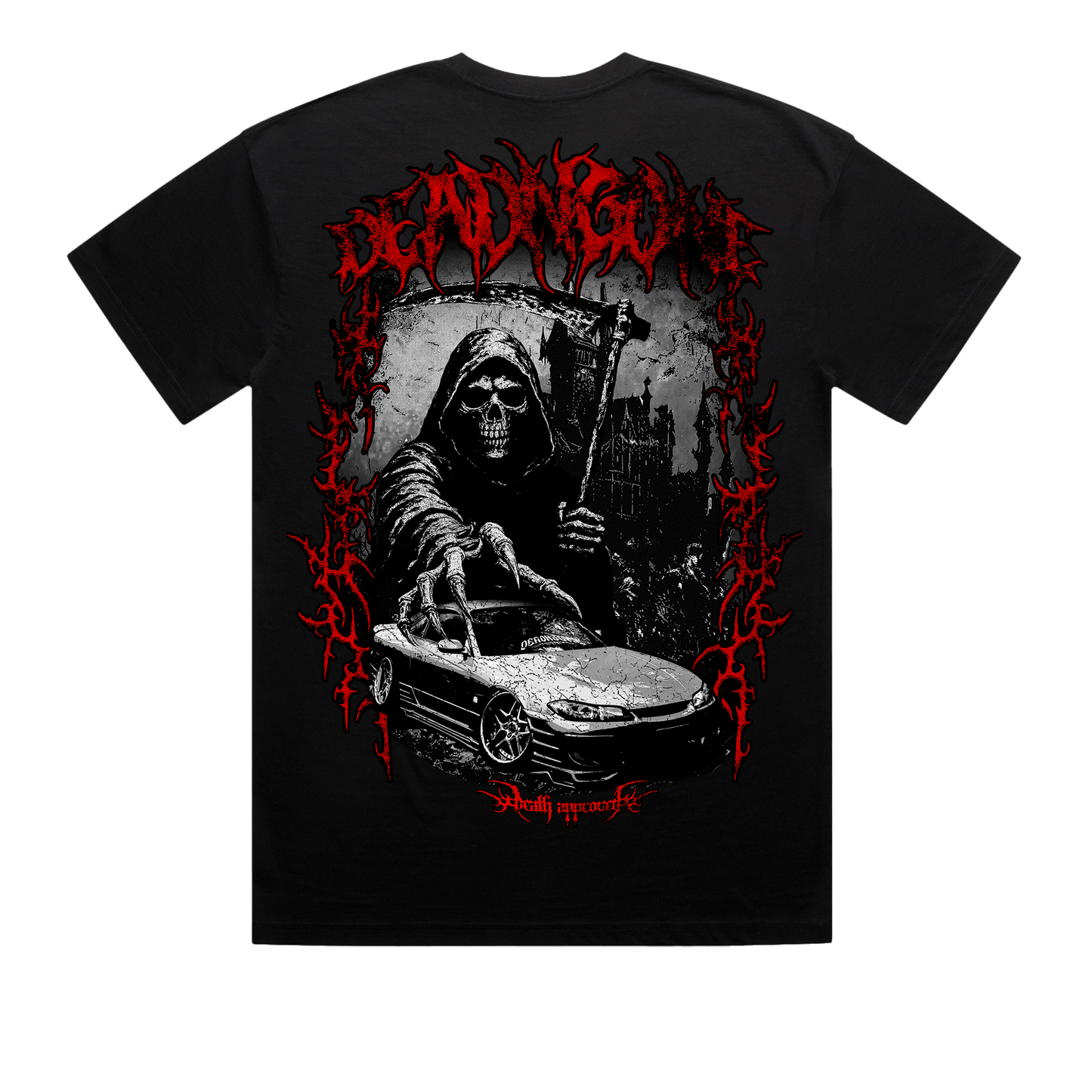 "DEATH APPROVED" BLACK TEE