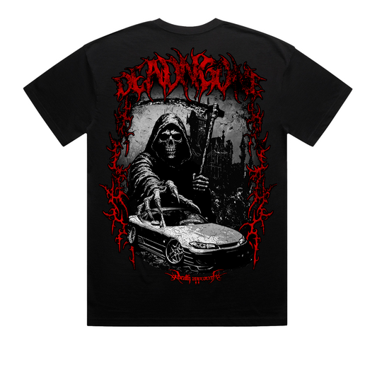 "DEATH APPROVED" BLACK TEE