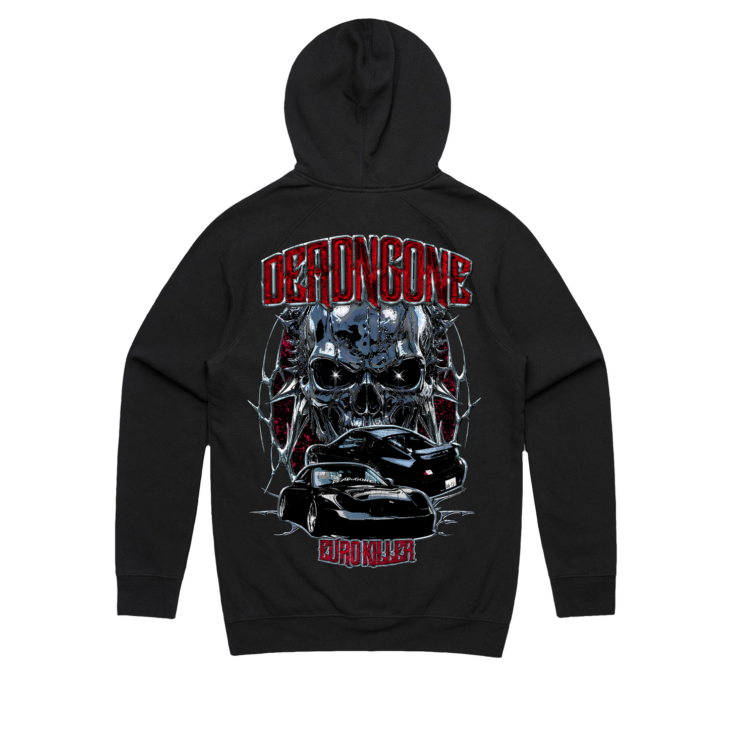 "EURO KILLER" BLACK HOODIE