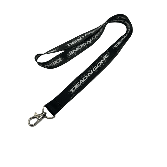 "HARAKIRI" Black Lanyard