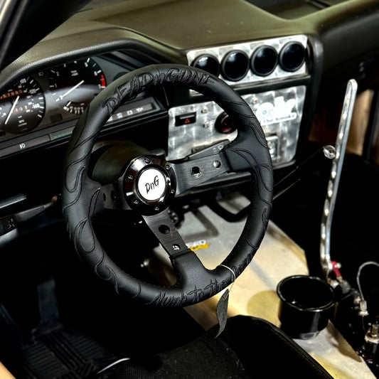 "OG" Black Leather Steering Wheel