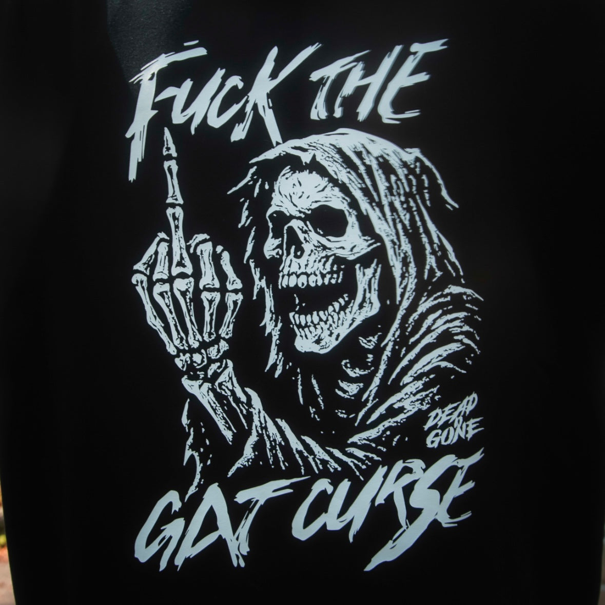 "FUCK THE GAT CURSE" (REAPER) TEE