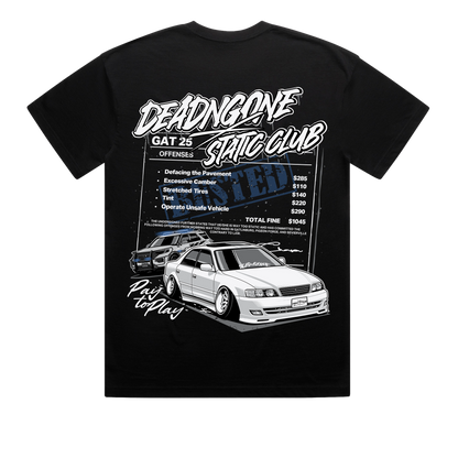 "PAY TO PLAY" STATIC CLUB COLLAB TEE