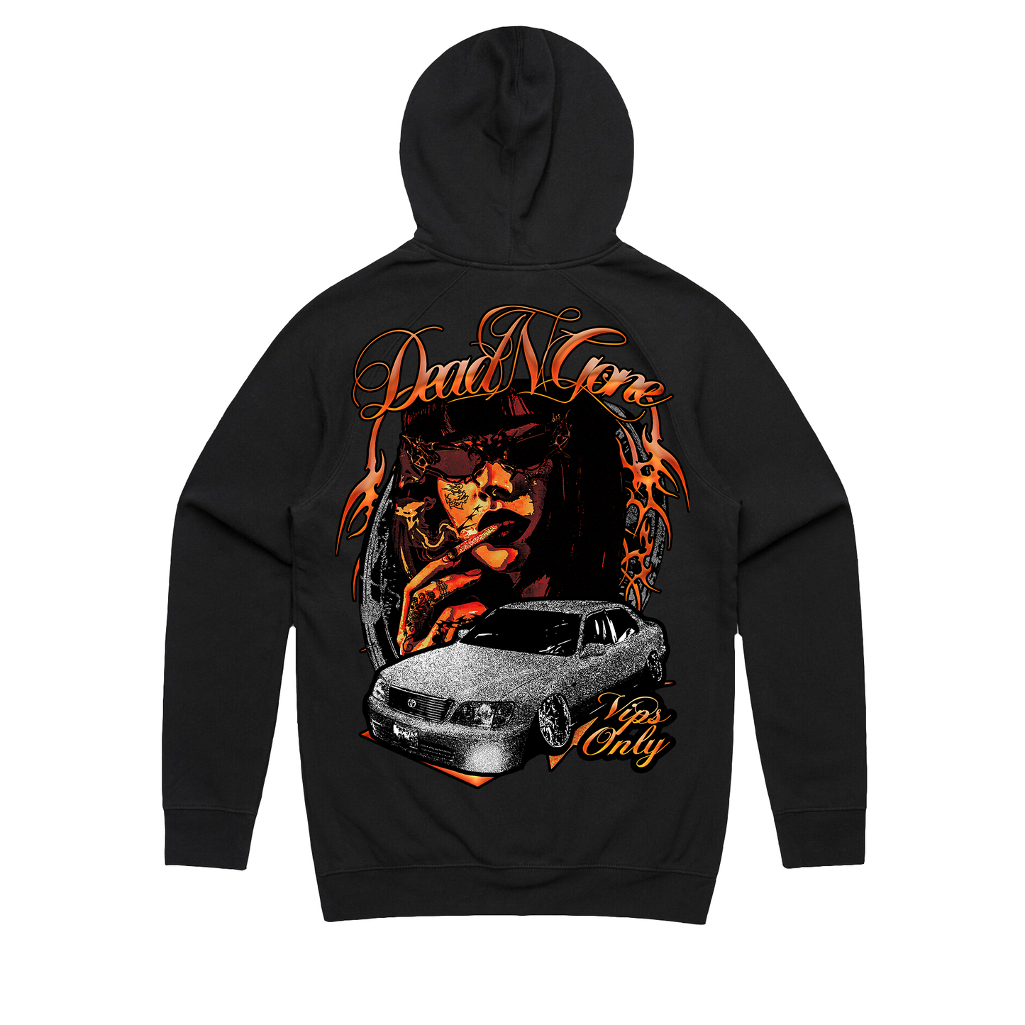 "VIPS ONLY" BLACK HOODIE