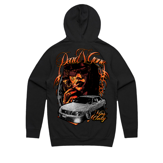 "VIPS ONLY" BLACK HOODIE