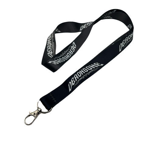 "PINSTRIPE" Black Lanyard