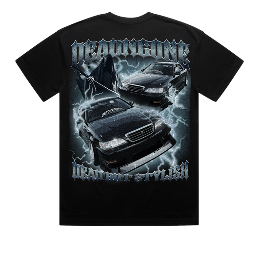 "DEAD BUT STYLISH" Black Tee