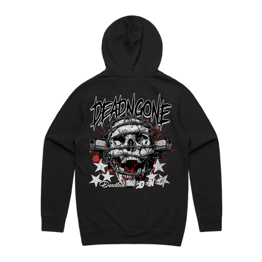 "DEADLOCK" Black Hoodie