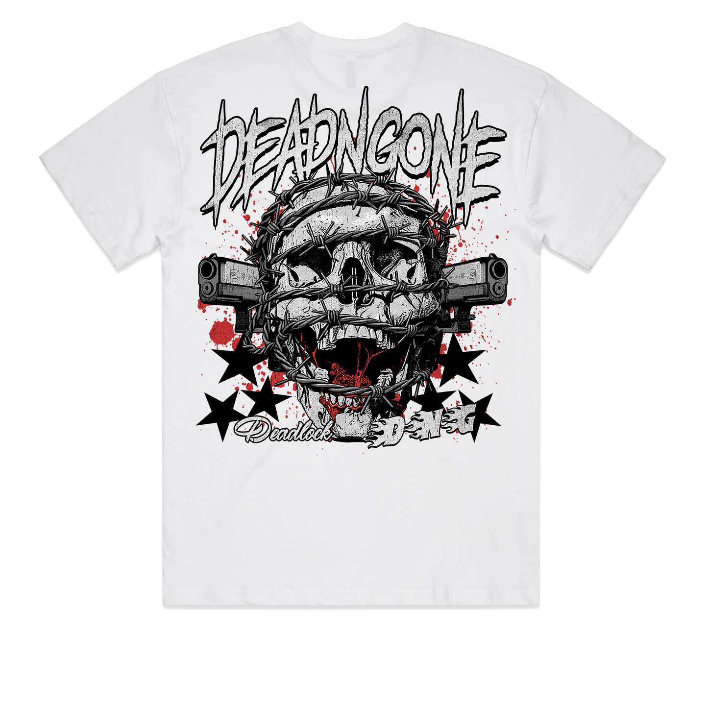 "DEADLOCK" White Tee