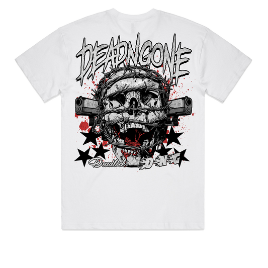 "DEADLOCK" White Tee