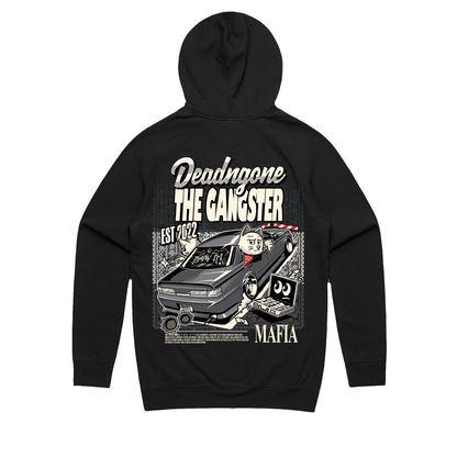 "THE GANGSTER" BLACK HOODIE