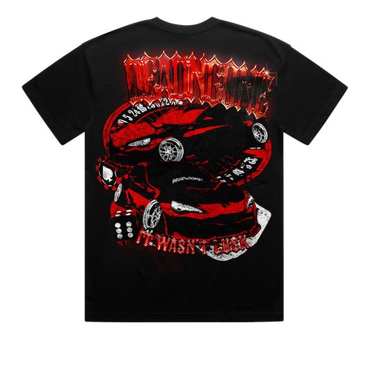 "IT WASN'T LUCK" Black Tee