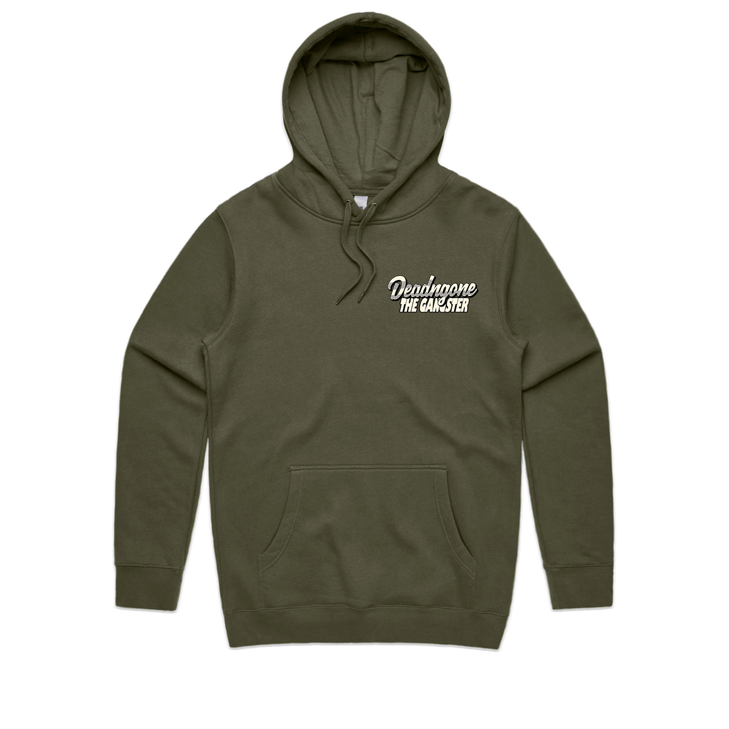 "THE GANGSTER" ARMY GREEN HOODIE