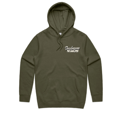 "THE GANGSTER" ARMY GREEN HOODIE