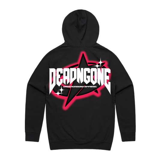 "UNDERGROUND" Black Hoodie